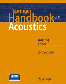 Hardcover Springer Handbook of Acoustics Book