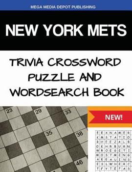 Paperback New York Mets Trivia Crossword Puzzle and Word Search Book
