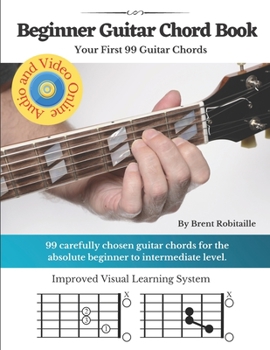 Paperback Beginner Guitar Chord Book: Your First 99 Guitar Chords Book