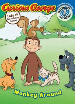 Paperback Monkey Around [With Fuzzy Stickers] Book