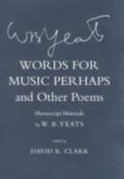 Hardcover "words for Music Perhaps" and Other Poems: Manuscript Materials Book