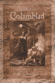 Hardcover Joel Barlow's Columbiad: A Bicentennial Reading Book