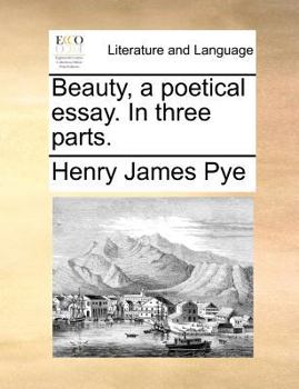 Paperback Beauty, a Poetical Essay. in Three Parts. Book