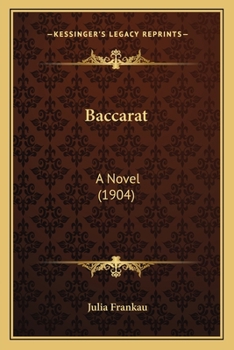 Paperback Baccarat: A Novel (1904) Book