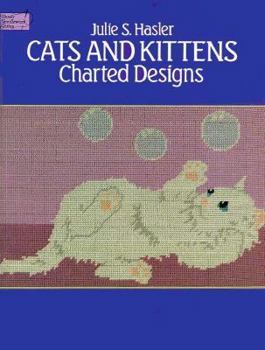 Paperback Cats and Kittens Charted Designs (Dover Needlework Series) Book