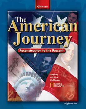 Hardcover The American Journey: Reconstruction to the Present Book