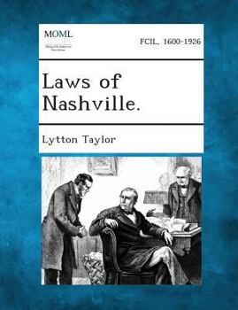 Paperback Laws of Nashville. Book