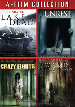 DVD Lake Dead / Unrest / Crazy Eights / Wicked Little Things Book