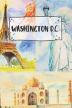 Paperback Washington D.C.: Ruled Travel Diary Notebook or Journey Journal - Lined Trip Pocketbook for Men and Women with Lines Book