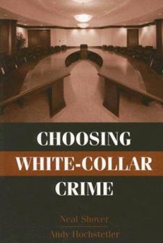 Paperback Choosing White-Collar Crime Book