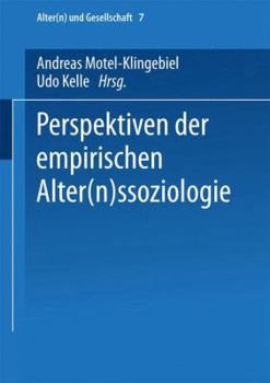 Paperback Perspektiven Der Empirischen Alter(n)Ssoziologie [German] Book