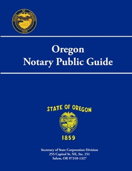 Paperback Oregon Notary Public Guide Book