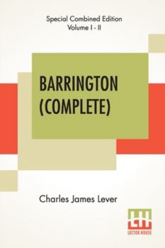 Paperback Barrington (Complete): Complete Edition Of Two Volumes Book