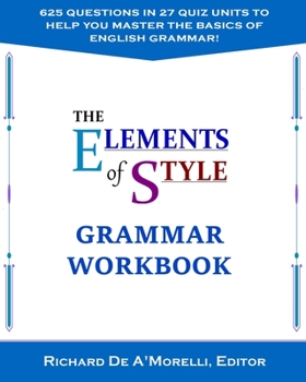 Paperback The Elements of Style: Grammar Workbook Book