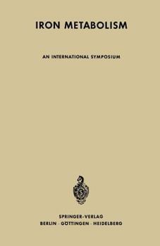 Paperback Iron Metabolism: An International Symposium Book