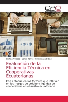 Paperback Evaluación de la Eficiencia Técnica en Cooperativas Ecuatorianas [Spanish] Book