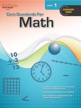Paperback Core Standards for Math Reproducible Grade 1 Book