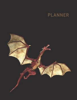 Planner: Dragon 2 Year Weekly Planning Organizer | 2020 - 2021 | January 20 - December 21 | Writing Notebook | Productive Datebook Calendar Schedule | Plan Days, Set Goals & Get Stuff Done