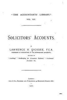 Paperback Solicitors' accounts Book