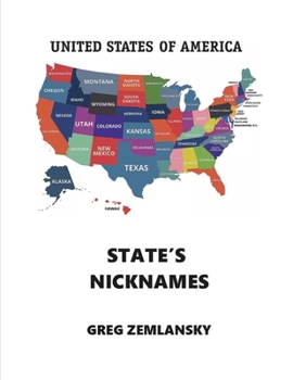 Paperback United States of America State's Nicknames Book