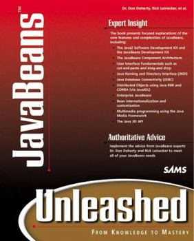 Paperback Javabeans Unleashed Book