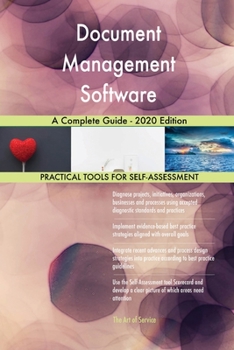 Paperback Document Management Software A Complete Guide - 2020 Edition Book