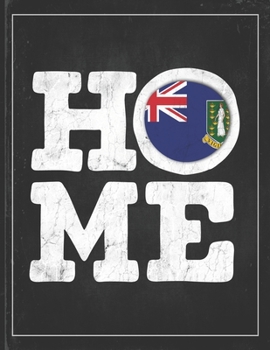 Home: British Virgin Islands Flag Planner for Virgin Islander Coworker Friend from Road Town  Undated Planner Daily Weekly Monthly Calendar Organizer Journal