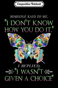 Composition Notebook: metastatic breast cancer butterfly give choice gift Journal/Notebook Blank Lined Ruled 6x9 100 Pages