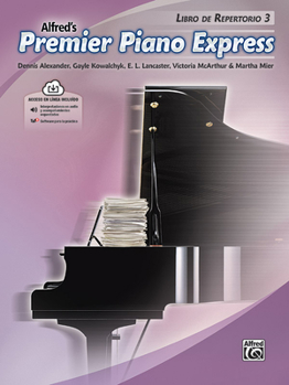 Paperback Premier Piano Express -- Libro de Repertorio 3: Book, Online Audio & Software [Spanish] Book