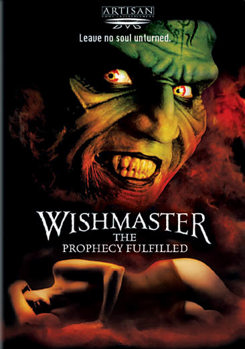 DVD Wishmaster 4: The Prophecy Fulfilled Book