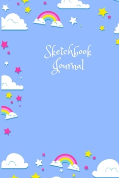 Paperback Sketchbook Journal: For Girls, Draw and Sketching Notes, blank Page Size 6x9 Inches Book