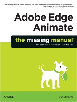 Paperback Adobe Edge Animate: The Missing Manual Book