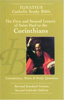 Paperback The First and Second Letters of Saint Paul to the Corinthians Book