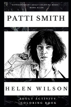 Paperback Patti Smith Adult Activity Coloring Book