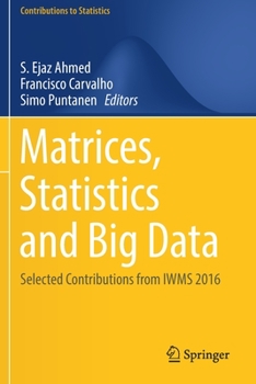 Paperback Matrices, Statistics and Big Data: Selected Contributions from Iwms 2016 Book