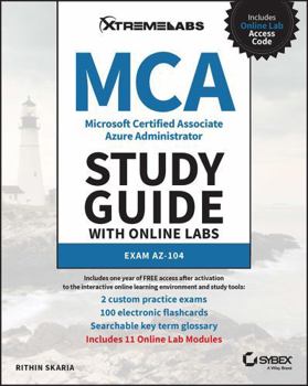 Paperback MCA Microsoft Certified Associate Azure Administrator Study Guide with Online Labs: Exam Az-104 Book