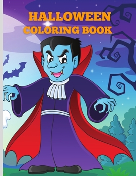 Paperback Halloween Coloring Book: Childrens Halloween Coloring Book for Kids: 92 Unique Pages To Color Book