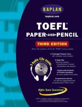 Paperback TOEFL Paper-And-Pencil [With Three CDs] Book