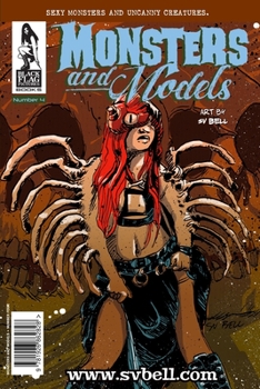 Paperback Monsters & Models - Volume 4: Sketchbook by Sv Bell Book