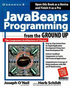 Paperback JavaBeans Programming from the Ground Up Book