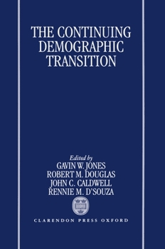 Hardcover The Continuing Demographic Transition Book