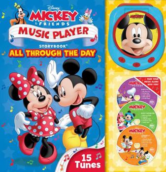 Hardcover Disney Mickey Mouse: All Through the Day Music Player Storybook Book