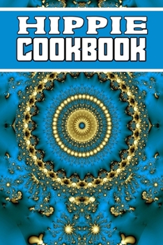 hippie cookbook: wonderful Blank Lined Gift cookbook For hippie cooks it will be the Gift Idea for hippie  Lover.