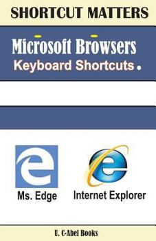 Paperback Microsoft Browsers Keyboard Shortcuts Book