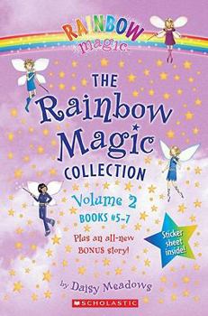 Hardcover The Rainbow Magic Collection, Volume 2: Books #5-7: Sky the Blue Fairy; Inky the Indigo Fairy; Heather the Violet Fairy; Hannah the Happily Ever After Book