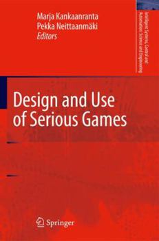 Hardcover Design and Use of Serious Games Book