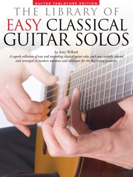 Paperback Library of Easy Classical Guitar Solos Book
