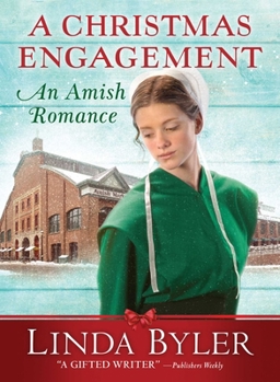 Hardcover A Christmas Engagement: An Amish Romance Book