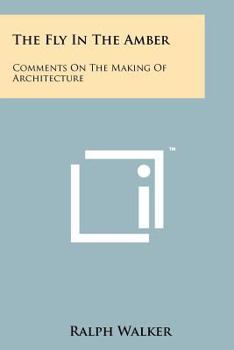 Paperback The Fly In The Amber: Comments On The Making Of Architecture Book