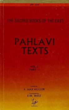 Hardcover Pahlavi Texts (Sacred Books of the East) (v. 5) Book